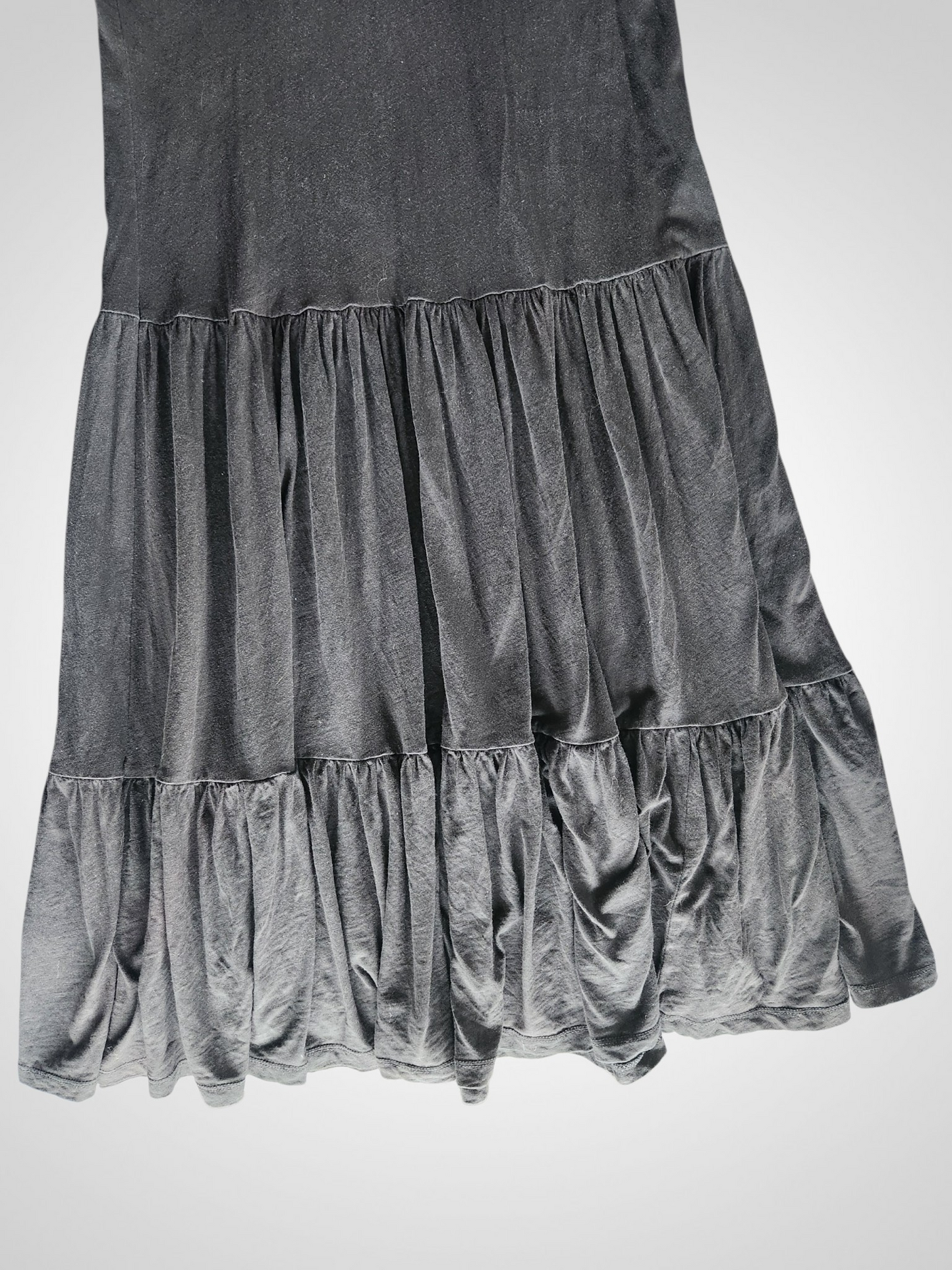 Seed Black Midi Dress