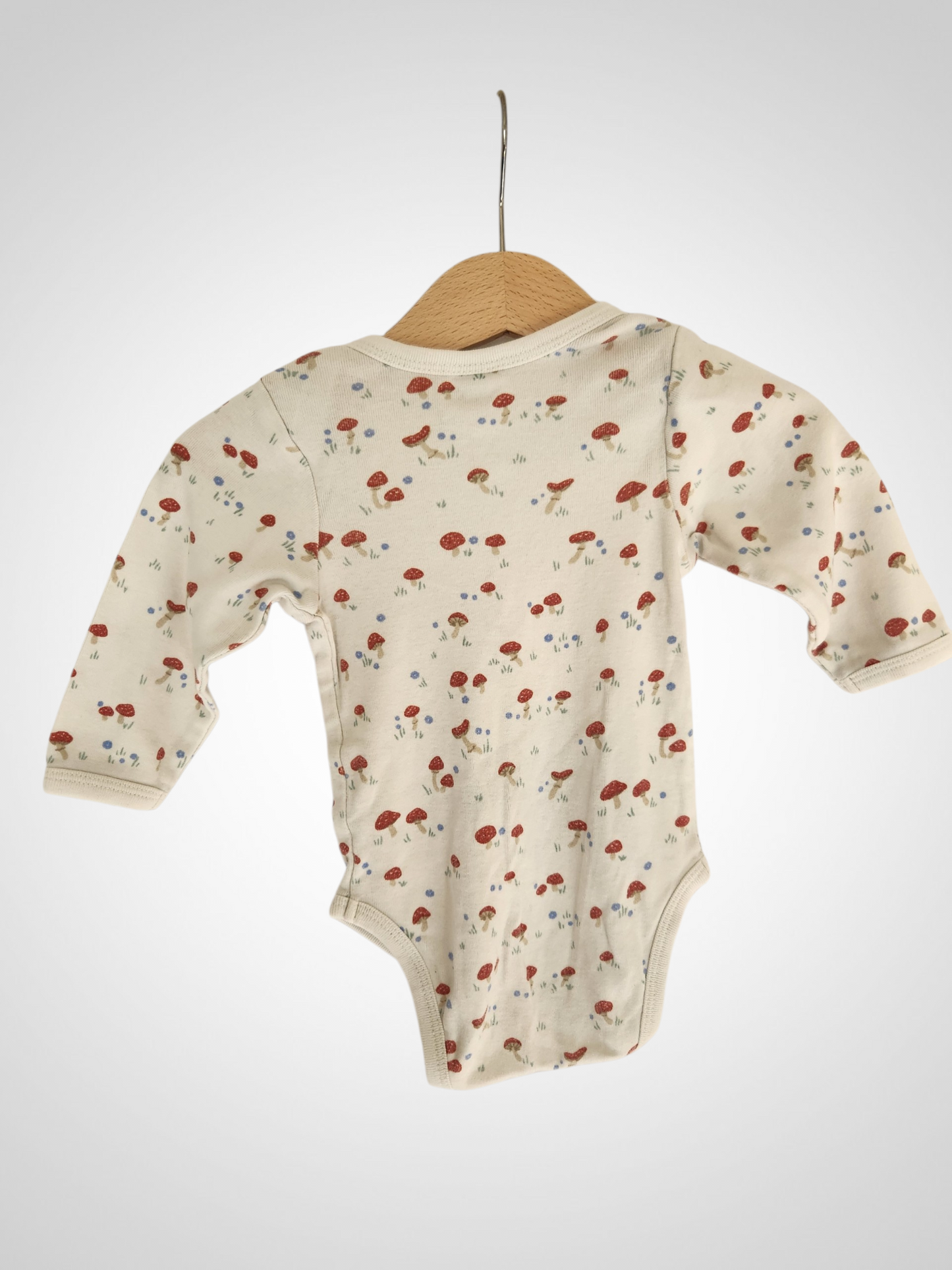 Nature Baby Long Sleeve Cotton Bodysuit - Various Prints and Sizes