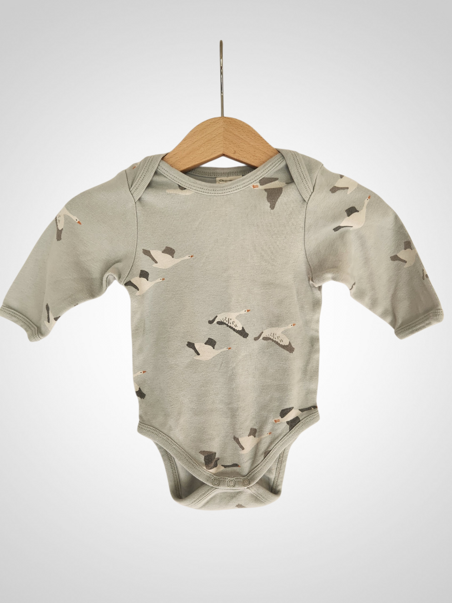 Nature Baby Long Sleeve Cotton Bodysuit - Various Prints and Sizes