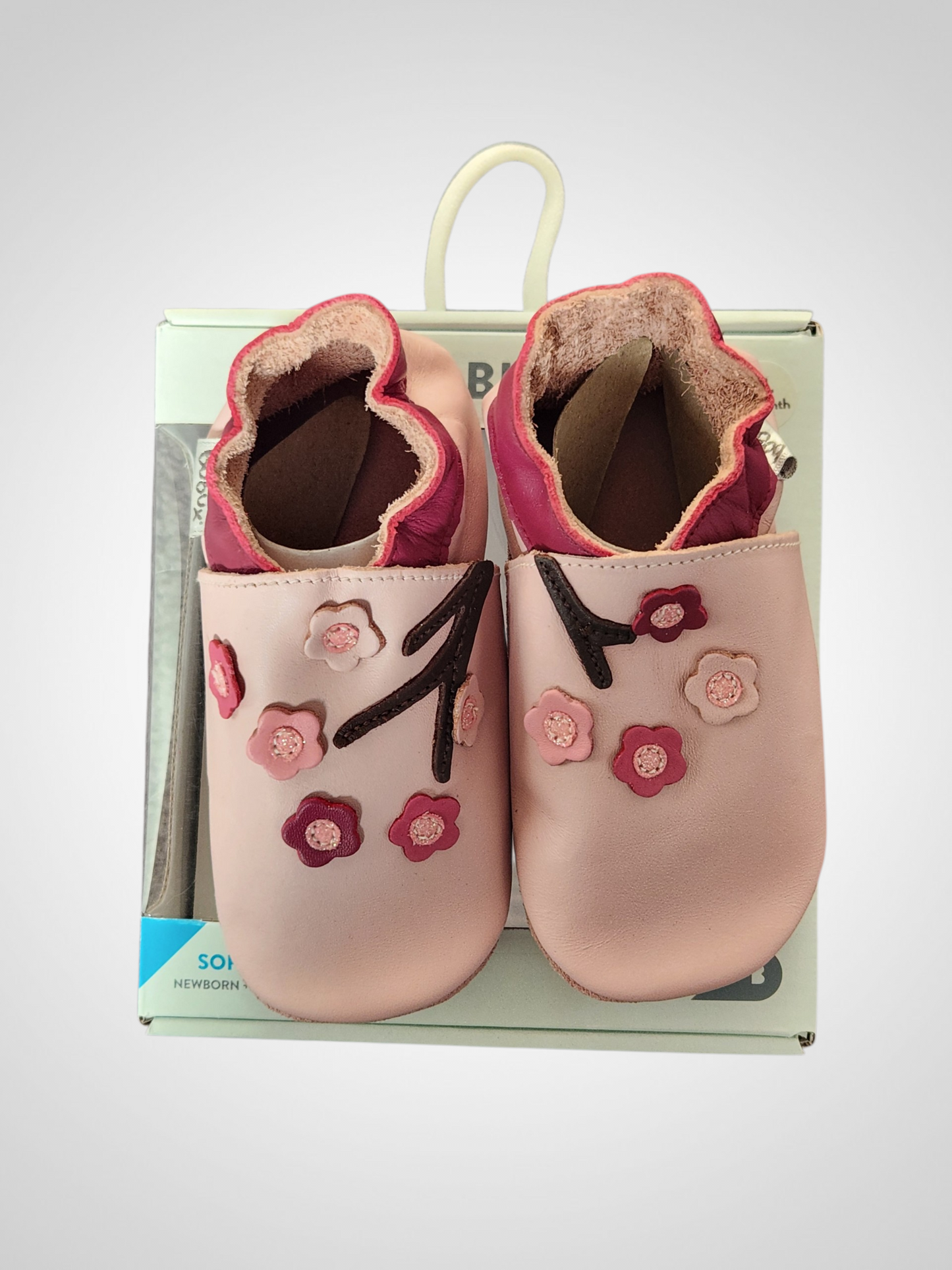 Bobux Light Pink Blossom Flower Toddler Shoe - XL - BNWT
