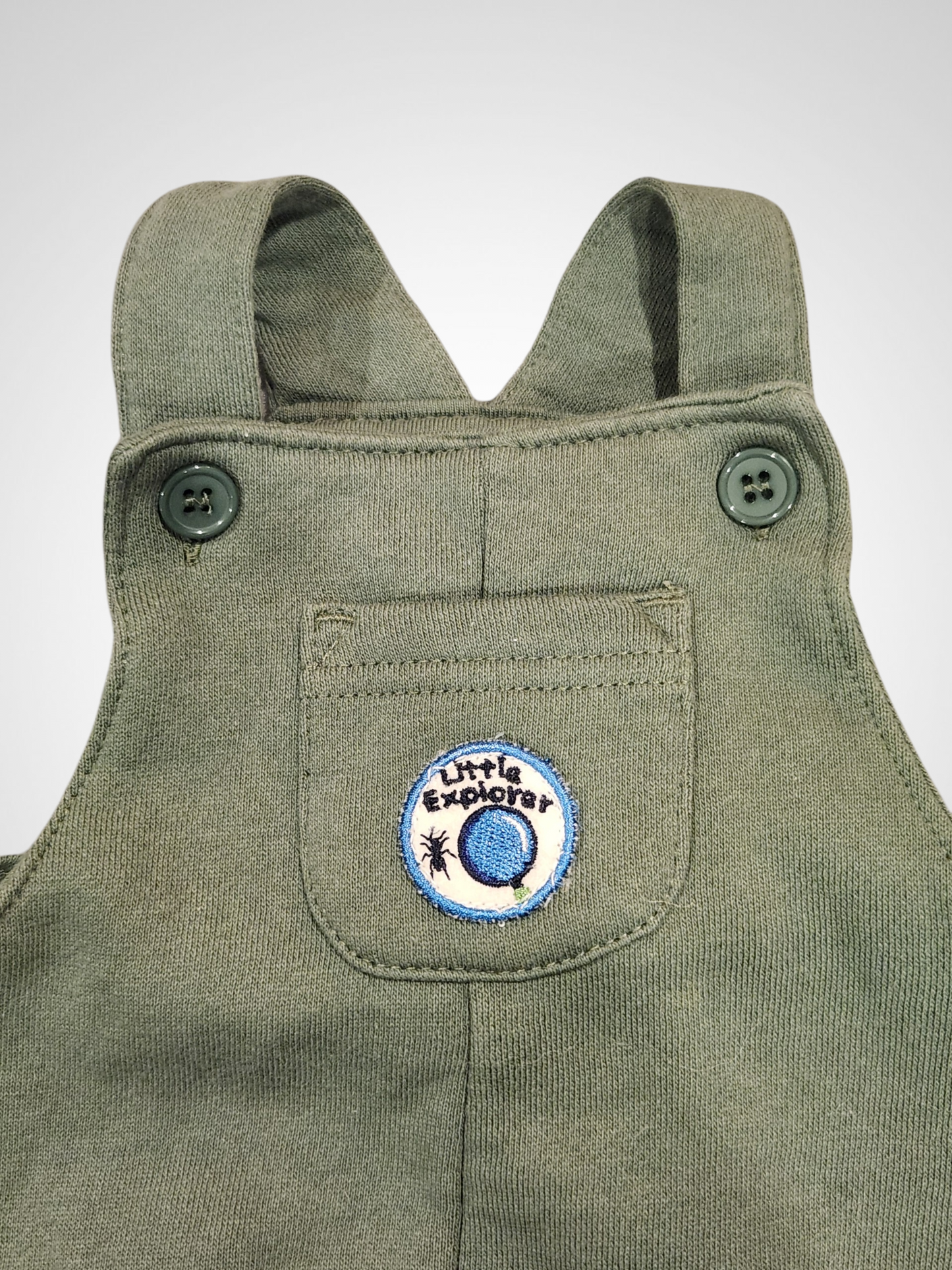Teeny Weeny Little Explorer Overalls 3-6M