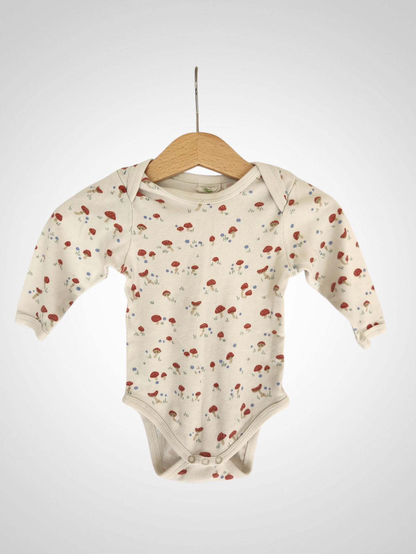 Nature Baby Long Sleeve Cotton Bodysuit - Various Prints and Sizes