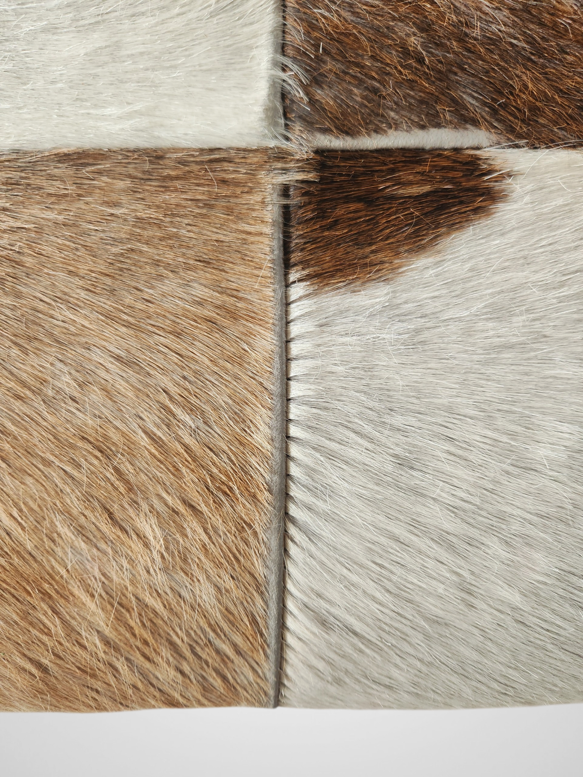 Cowhide Ottoman