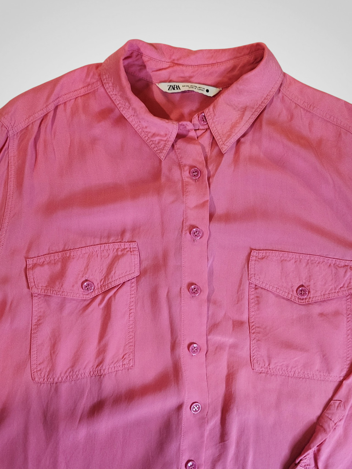 Zara Pink Shirt - Size 14